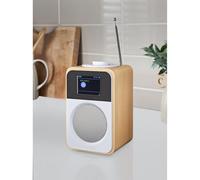 DAB Digital-FM Radio - Auto Tune & Auto Scan - Stream Music Via Bluetooth Wireless Technology - 5W RMS Speaker - 20 DAB Preset Stations - 20 FM Preset Stations - 2.4 Colour LED Display