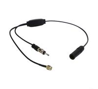 DAB Extension Cable with SMB Interface for Car FMAM Radio Aerial Antenna Adapter 40cm RG174 Cable 50 Ohms Automotive Use