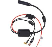 DAB+FM+Car Stereo Antenna Aerial Splitter Cable Adapter 12V Radio Signal Amplifier Booster FM/AM Accessories