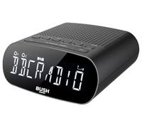 DAB+ FM Clock Radio Bush Abbey LCD Display Alarm Clock Radio - Black 4745172