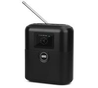 August MB330 Portable DAB Radio with Bluetooth - Digital DAB/DAB+/FM Radio, Dual Alarm Clock, USB Rechargeable, 60 Presets, Sleep Timer, Aux In/Out, Colour Display, EQ, Kitchen Bedroom Outdoor Use