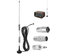 DAB Radio Aerial for HIFI System Indoor FM Radios Antenna with 3M Extension Cable Digital & Magnetic Base for 75 Ohm Tuner Stereo Amplifier TV AV Audio Vedio Home Cinema Systems Receiver