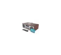 DAB+ Radio & CD Player | Compact Wooden HiFi Music System | Bluetooth Digital Home Stereo | FM, 20 Presets, Radio Alarm, & Remote Control | AUX & USB