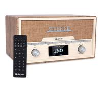 DAB+ Radio CD Player with Bluetooth Clock Alarm & Remote Denver MDA-525