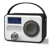 DAB Radio Portable, Bluetooth Speaker, DAB Plus/DAB Radio, FM Radio, Mains Powered or Battery Powered, Portable Bluetooth Speaker, USB Charging for 10 Hours Playback