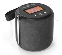 DAB Radio Portable, Bluetooth Speaker, DAB Plus/DAB Radio, FM Radio, Shower Speaker, IPX4 Splashproof Water Resistant, Type-C USB, 5W Stereo Speaker with Bluetooth 5.0, Rechargeable