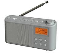 DAB Radio Portable, DAB Plus/DAB Radio, FM Radio, Small Radio, Portable Radios Mains and Battery, USB Charging for 15 Hours Playback, Large LCD Display (Spectrum by iBox)