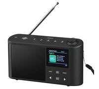 DAB Radio Portable, DAB Plus/DAB Radio, FM Radio, Small Radio, XL Large LCD Display Portable Radios Mains and Battery, USB Charging for 10 Hours Playback, (Spectrum by iBox)