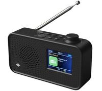 DAB Radio Portable, DAB Plus/DAB Radio, FM Radio, Small Radio, XL Large LCD Display Portable Radios Mains and Battery, USB Charging for 10 Hours Playback, (Melody by iBox)