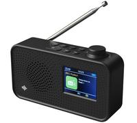 DAB Radio Portable, DAB Plus/DAB Radio, FM Radio, Small Radio, XL Large LCD Display Portable Radios Mains and Battery, USB Charging for 10 Hours Playback, (Melody by iBox)