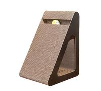 DABAIXIONG Cats Scratcher Triangle Cardboard Toy with Rotating Ball Toy for Stress Reduce and Interaction
