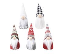 DABAIXIONG Creative Faceless Elder Figurine Christmas Ornament Handmade Polyester Craft Natural Wood Lands Theme Homes Accent Christmas Homes Decors Polyester Doll
