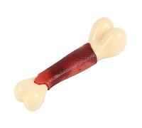 DABAIXIONG Dog Chew Toy Bone Shaped Molar Stick for Small Dogs Care Nylon and Rubber Toothbrush 4.7"