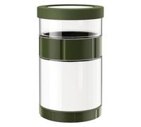 DABAIXIONG Double Chamber Glass Pickle Preserver Strainer Systems Antislip Base Dishwasher Safe Fermenting Jar For Fruits 56Oz Nonslip Silicones Base Pickles Jar