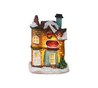 DABAIXIONG Festive Resin Cottage Night Light Artistic Battery Powered LED Decoration For Family & Home Year Round Glowing Decorative House Piece