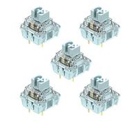 DABAIXIONG For MX Series Mechanical Keyboard Replacement Accessories 5pcs/Pack Bluish White Linear Switches