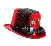 DABAIXIONG Industrial Age Clock Hat Coser Rivets Goggles Dark Mechanical Design For Themed Parties Cosplay Photo Props