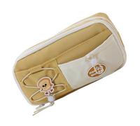 DABAIXIONG Large Capacity Pencil Case 8 Compartments Polyester Pen Pouches Multilayer Bag Pen Organiser Travel Makeup Bag Heavy Duty Organiser for Work and Study