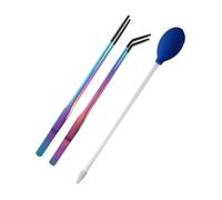 DABAIXIONG Long Spoon Clamp Reptiles Feeding Tool With Black Coated Head Ideal For Home And Pet Shops Environment Rubber Tip Tweezers