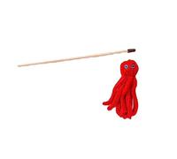 DABAIXIONG Lovely Wand Toy For Indoor Kitten Furry With Eyes Long Stick And Kitten Funny For Indoor Play And Exercise