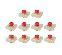 DABAIXIONG Low-Profile MX Red Set 10Pcs For LP Low Profile Backlit Keyswitch For Mechanical Keyboard