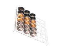 DABAIXIONG Premium Coffee Pods Dispenser Tray Smooth Surfaces & Sturdy Acrylic Design For Mess-Free Kitchen/Office Organization Space Saving Coffee Storage Rack