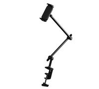DABAIXIONG Professional Tablets Stand With Ball Joint Rotation Heavy Duty Metal Construction Height Adjustable For 4.7-12.9Inch Two Piece Arm Tablets Stand With Ball Joint
