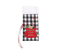 DABAIXIONG Snowflake Wine Bottle Decor Wine Bottle Bags with Drawstrings Girl Santa Wine Bottle Wine Tags