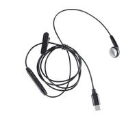 DABAIXIONG USB Type C Earbphone Single Side Earphone USB C Earbud Single Earbuds with Microphone Coils Reinforced Cord Type