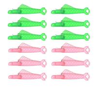 DABAOOU 12pcs Fish Mouth Sewing Machine Needle Threader Upgrade Automatic Needle Threader Fish Type Sewing Easy Selfthread Needle Threaders Kit Plastic Loop Tool Quick Hand Sewing Machine