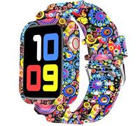 DABAOZA Compatible for Clear Apple Watch Band with Bumper Case 41mm 40mm 38mm, Women Men Glitter Bling TPU Sport Strap for iWatch SE Ultra Series 10 9 8 7 6 5 4 3 2 1(Peacock,41/40/38)