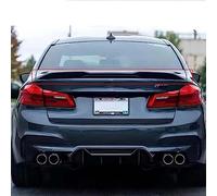 DABAUR ABS Car Rear Roof Spoiler For BMW 5 Series G30 F90 M5 2017-2023 520i 525i 530i 530e, Tailgate Lip Spoiler, Black, Plastic (Black/Grey)