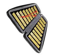 DABAUR Glockenspiel Percussion Instrument Teaching Tool Wooden Carillon Harp 16-tone Aluminum Keys