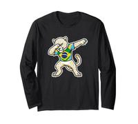 Dabber Dabbing Brazil Leopard Dance Long Sleeve T-Shirt