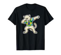 Dabber Dabbing Brazil Leopard Dance T-Shirt