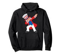 Dabbing Abraham Abe Lincoln Patriotic 4th Of July, Funny USA Pullover Hoodie