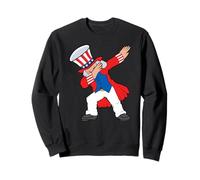 Dabbing Abraham Abe Lincoln Patriotic 4th Of July, Funny USA Sweatshirt