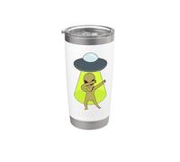 Dabbing Alien Lover Funny Halloween Dab Dance Pose Aliens Stainless Steel Insulated Tumbler