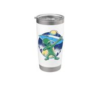 Dabbing Alien Lover Funny Halloween Dab Dance Pose Aliens Stainless Steel Insulated Tumbler