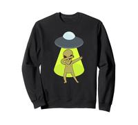Dabbing Alien Lover Funny Halloween Dab Dance Pose Aliens Sweatshirt