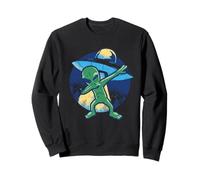 Dabbing Alien Lover Funny Halloween Dab Dance Pose Aliens Sweatshirt