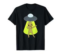 Dabbing Alien Lover Funny Halloween Dab Dance Pose Aliens T-Shirt
