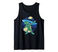 Dabbing Alien Lover Funny Halloween Dab Dance Pose Aliens Tank Top