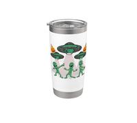 Dabbing Aliens Funny Dab Dance Pose Halloween Alien Lover Stainless Steel Insulated Tumbler