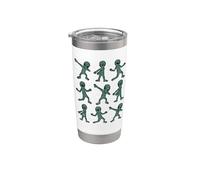 Dabbing Aliens Funny Dab Dance Pose Halloween Alien Lover Stainless Steel Insulated Tumbler