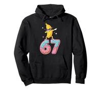 Dabbing Banana 67 Ice Cream Drip Six Seven Funny Meme Pullover Hoodie
