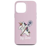 Dabbing Big Lacrosse Sister Unicorn Case for iPhone 13 Pro Max