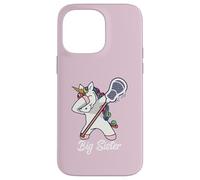 Dabbing Big Lacrosse Sister Unicorn Case for iPhone 14 Pro Max