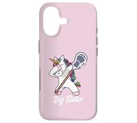Dabbing Big Lacrosse Sister Unicorn Case for iPhone 17