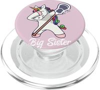 Dabbing Big Lacrosse Sister Unicorn PopSockets PopGrip for MagSafe